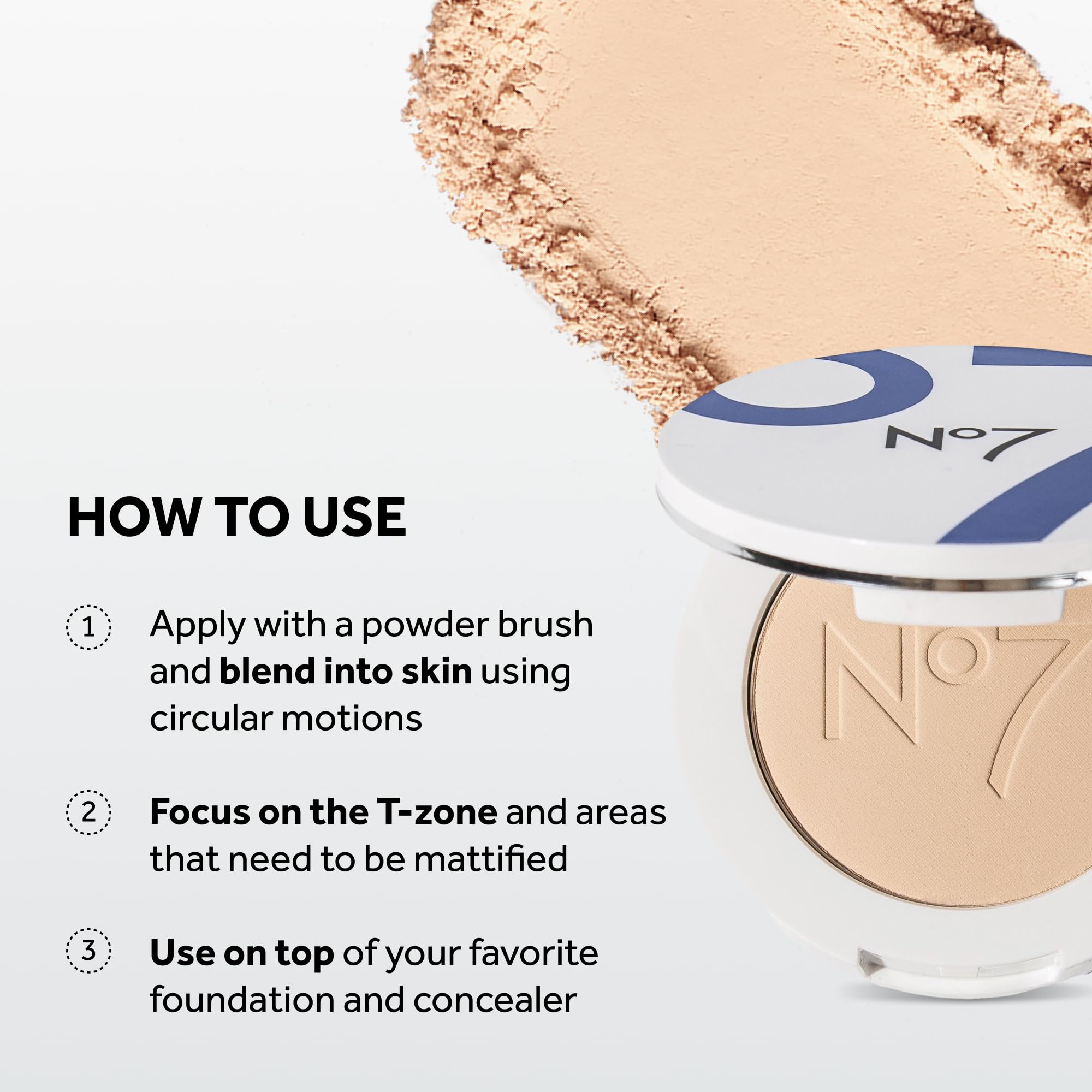 Amazon.com : No7 Lift & Luminate Triple Action Face Powder, Light